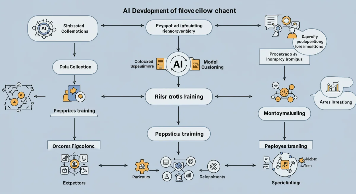AI development lifecycle with bias detection points