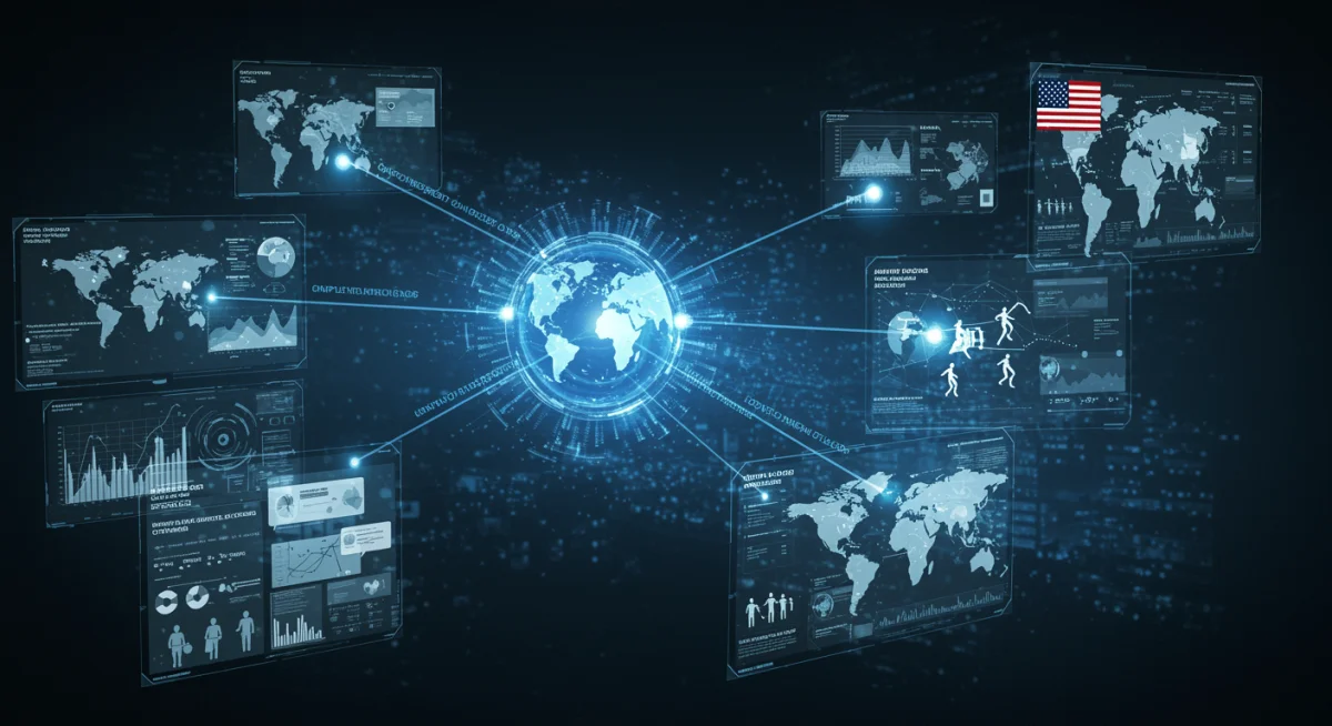 Global intelligence network analyzing proxy warfare threats and shaping US counter-strategies