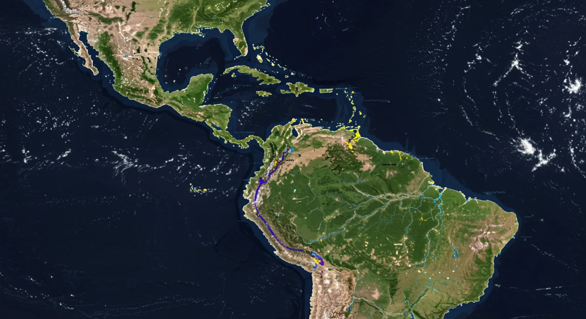 Key infrastructure and trade routes in Latin America