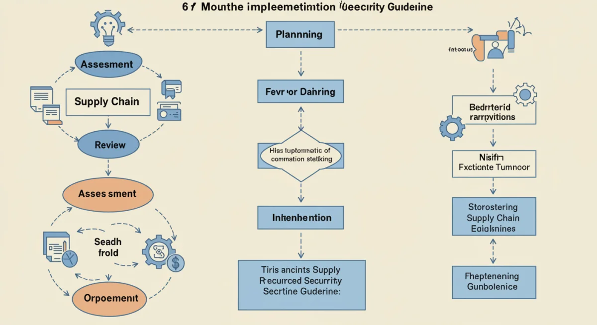 Six-month NIST supply chain implementation strategy roadmap