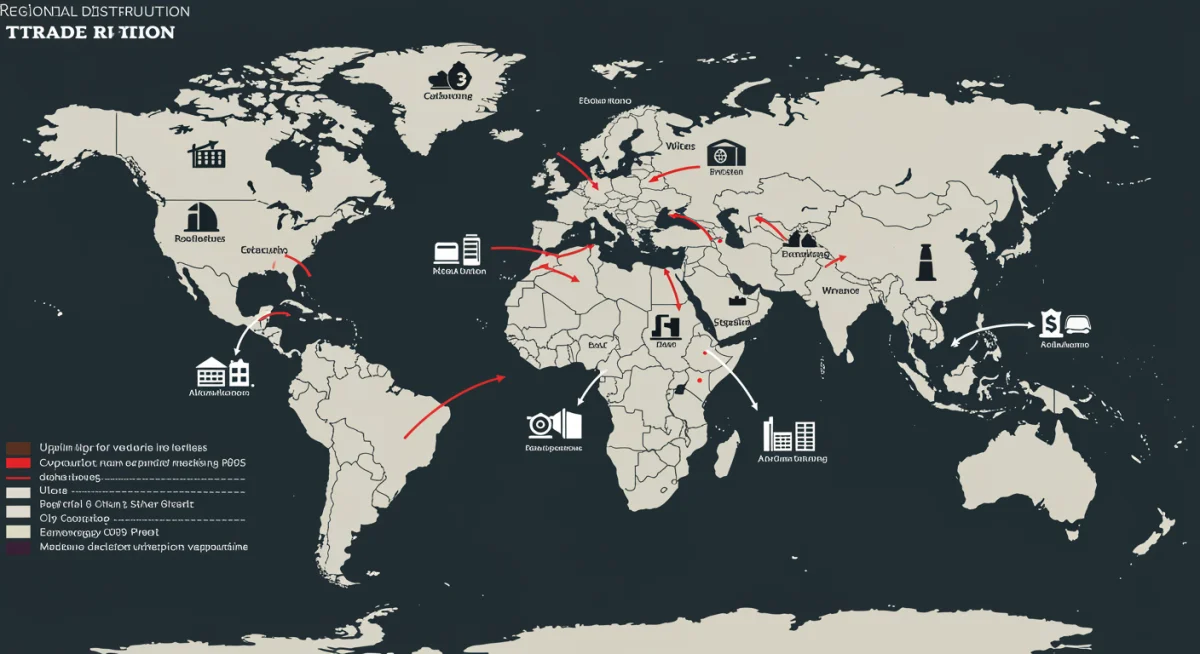 Supply chain disruptions from regional conflicts