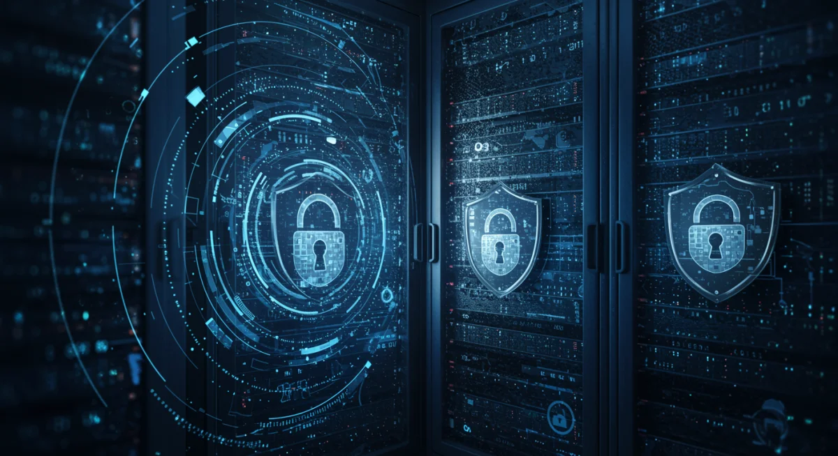 Advanced cybersecurity measures protecting critical infrastructure from cyber threats.