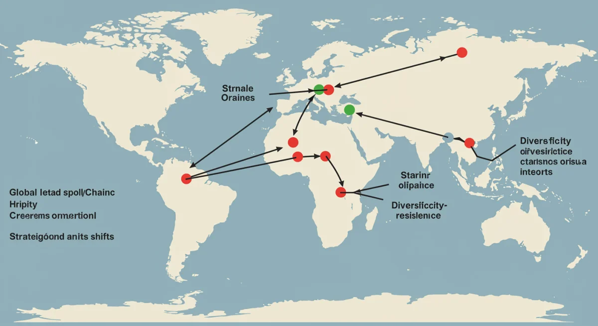 Diversified global supply chains showing resilience against economic pressure