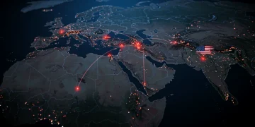 Detailed map of Middle East flashpoints with US implications