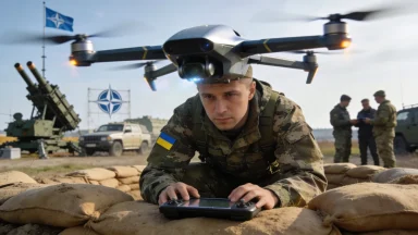 Ukraine drone warfare changing NATO defense priorities?